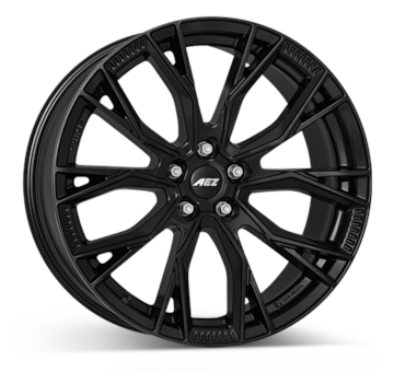 Alu kolo AEZ Toronto black 9.5x20 ET45 5/114.3/64.1