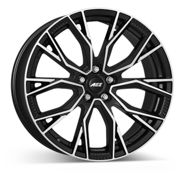 Alu kolo AEZ Toronto dark 9.5x20 ET45 5/114.3/64.1