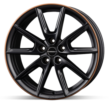 Alu kolo Borbet LX19 Black Copper 8x19 5x112 ET44