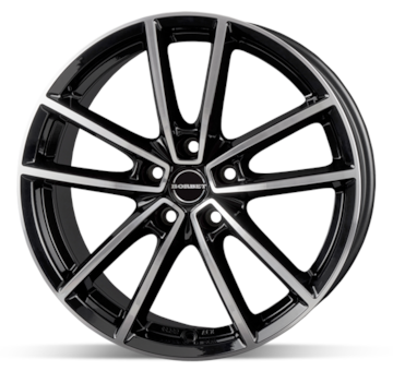 Alu kolo Borbet W Black 8x19 5x112 ET44