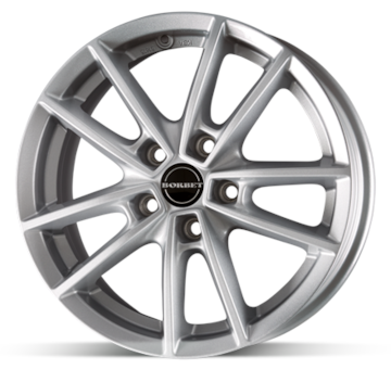 Alu kolo Borbet W Silver 6,5x16 5x112 ET44