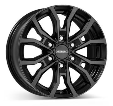 Alu kolo DEZENT KC black 7.5x17 ET30 6/139.7/106.1
