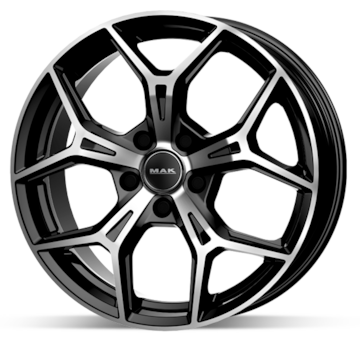 Alu kolo MAK Epica Black 7x18 4x108 ET25