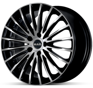 Alu kolo MAK Fatale Black 7,5x17 5x108 ET35