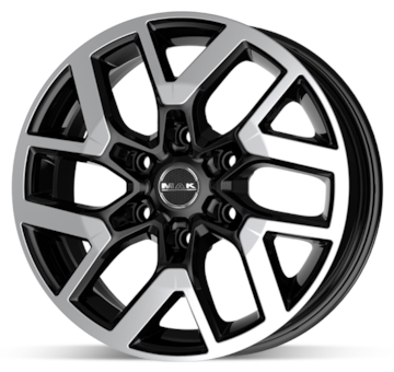 Alu kolo MAK Gravel Black 7,5x17 6x114 ET45