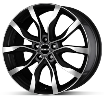 Alu kolo MAK Highlands Black 8x19 5x120 ET38