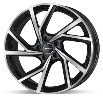 Alu kolo MAK Kassel Black 7,5x17 5x112 ET30