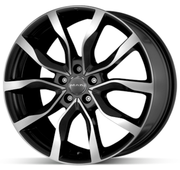 Alu kolo MAK Koln Black 9x19 5x130 ET50