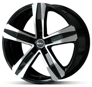 Alu kolo MAK Stone 5 Black 6,5x15 5x160 ET52