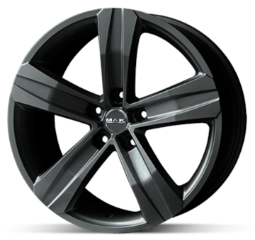 Alu kolo MAK Stone 5 FullBlack 7,5x18 5x127 ET50