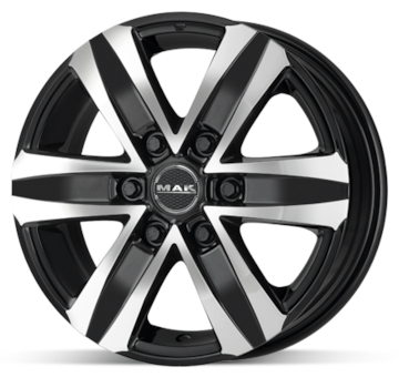 Alu kolo MAK Stone 6 Black 8x18 6x139 ET35 106,1