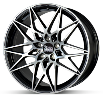 Alu kolo MAM B2 Black 8x18 5x112 ET45