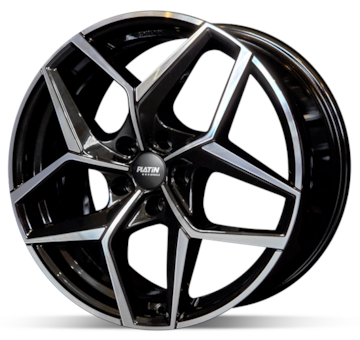 Alu kolo Platin P128 Black 8x19 5x114 ET40