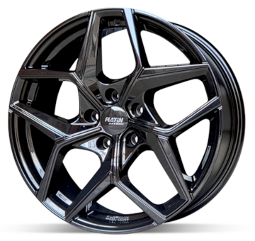 Alu kolo Platin P128 FullBlack 8x18 5x112 ET35