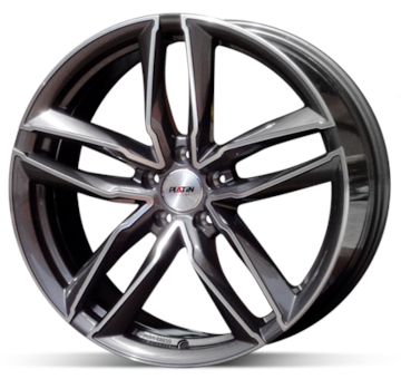 Alu kolo Platin P76 Grey Polished 7,5x17 5x112 ET35