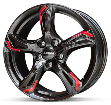 Alu kolo Ronal R62 JB Red 8,5x20 5x112 ET30