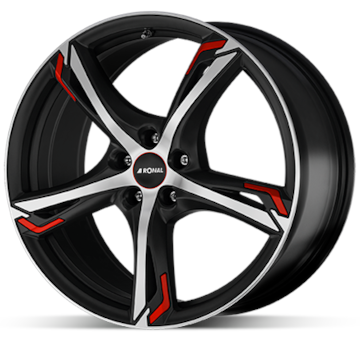 Alu kolo Ronal R62 Red 7,5x18 5x112 ET35