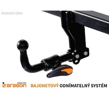 Tažné zařízení Volkswagen CC 2012- , bajonet, Aragon