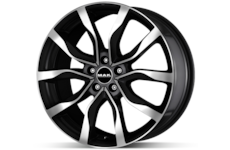 Alu kolo MAK Highlands Black 8,5x20 5x120 ET53