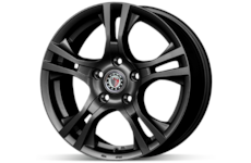 Alu kolo Platin P53 Matt Black 6x15 4x100 ET45