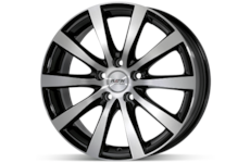 Alu kolo Platin P69 Black 6,5x16 4x100 ET40