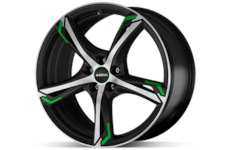 Alu kolo Ronal R62 Green 7,5x18 5x120 ET35