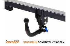 Tažné zařízení Audi A3 Sportback 2008-2013 (8PA), odnímatelný vertikal, Aragon