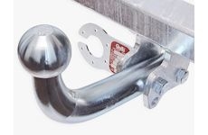 Tažné zařízení Fiat Qubo 2008- , pevný čep 2 šrouby, Galia